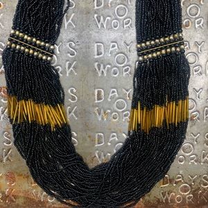Vintage Multi Strand beaded necklace